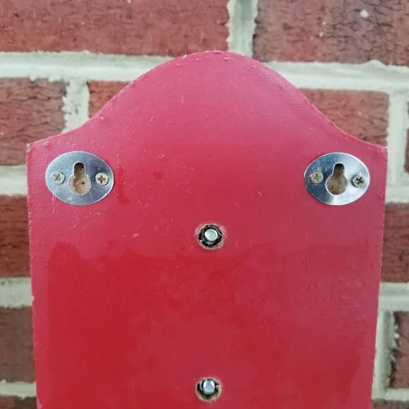 'Man Cave Refreshment Center' Bottle Opener/Cap Catcher Wall Sign Panel - Picture 4 of 12